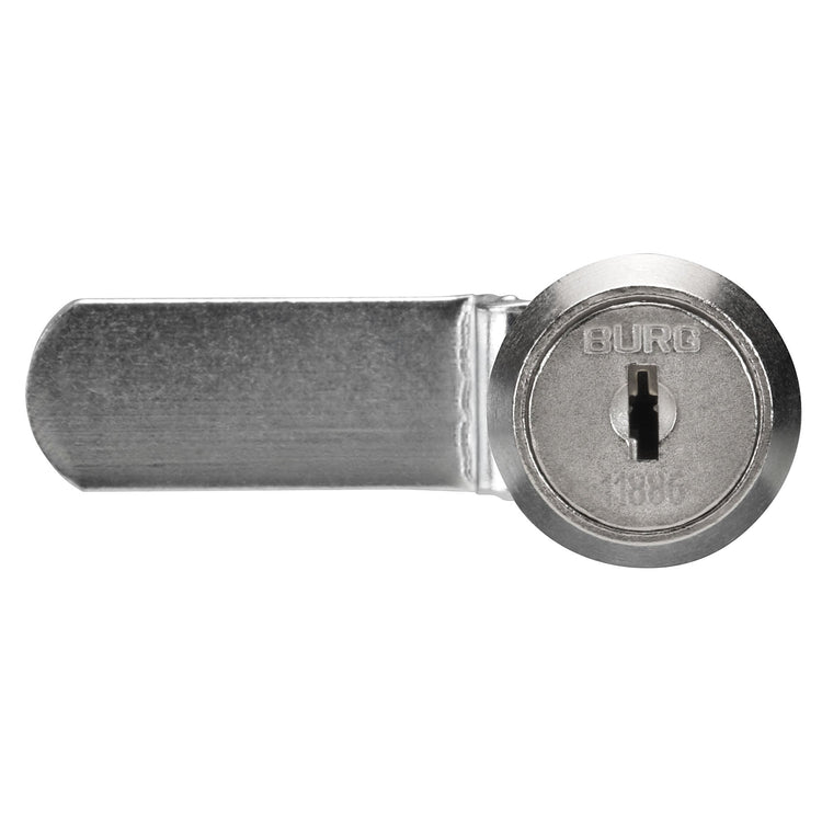 verchroomd cilinderslot voor afsluiten van lockers en kasten