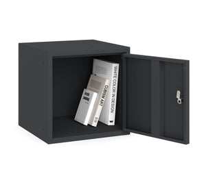 Locker in RAL 7021 voor moderne kantoorinrichting