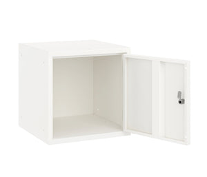 Open Cube locker met cilinderslot in RAL9010