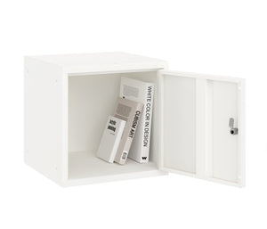 Ingerichte witte cube locker Ceha Europe 