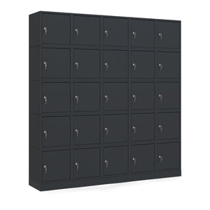 Grote lockeropstelling van Cube lockers