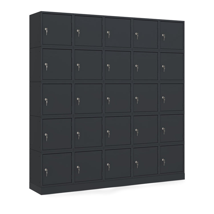 Grote lockeropstelling van Cube lockers