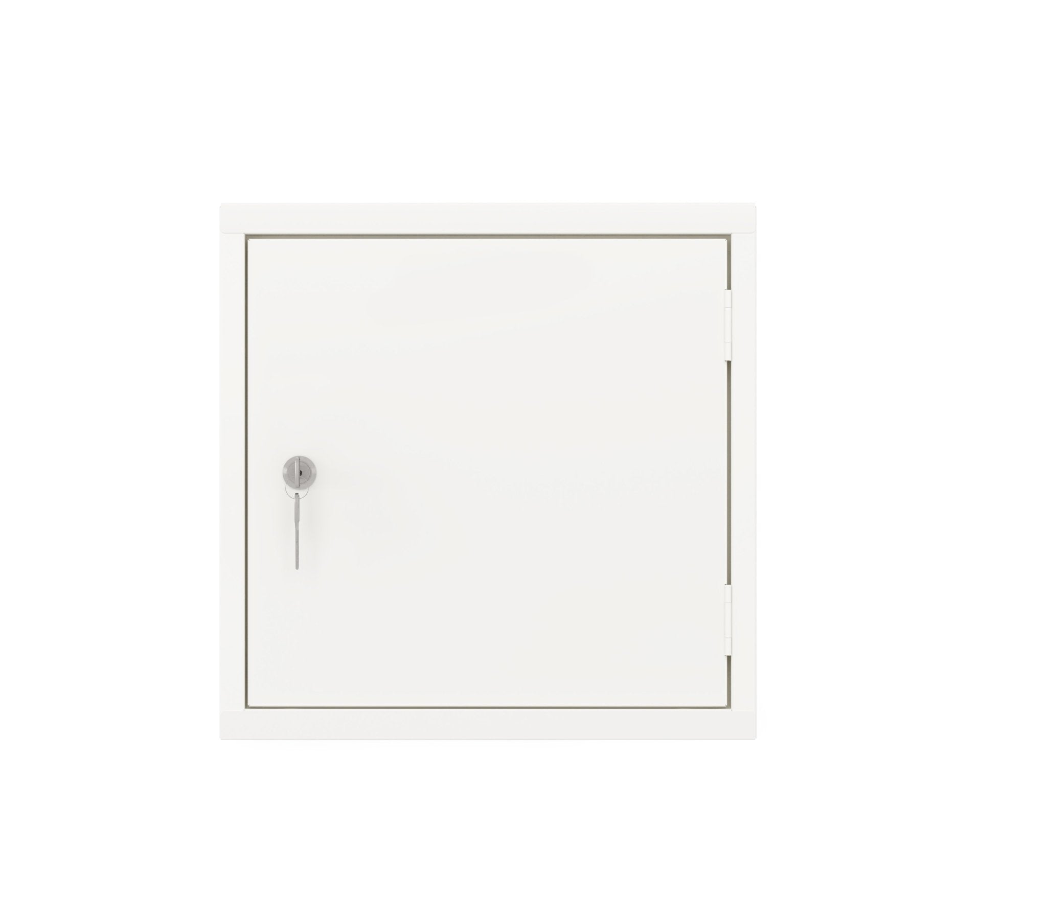 Compacte OKK 40 cube locker in wit staal