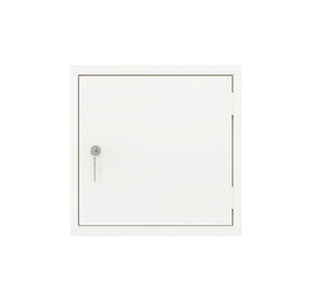 Compacte OKK 40 cube locker in wit staal