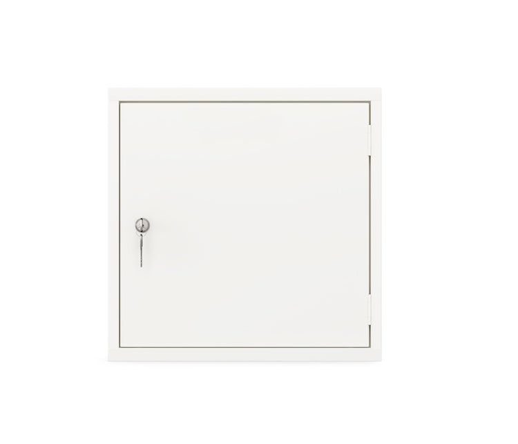 Witte cube locker OKK 45 voor kantooropslag