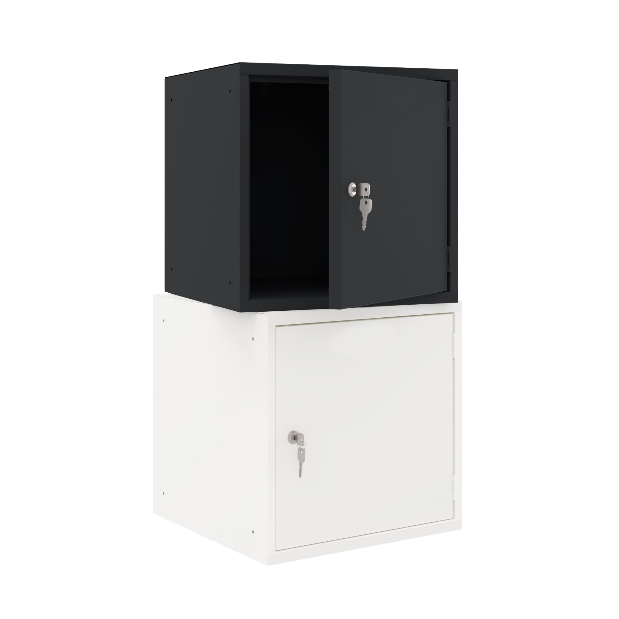 Donker en licht contrast Cube lockers