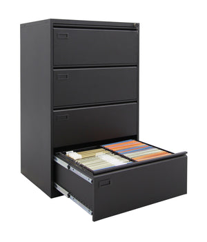 CHW 130 ladekast in zwart