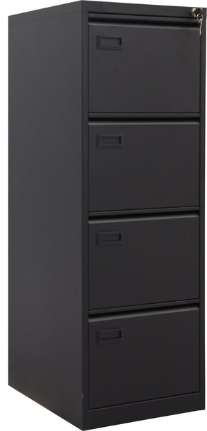 Zwarte dossierladekast DMK