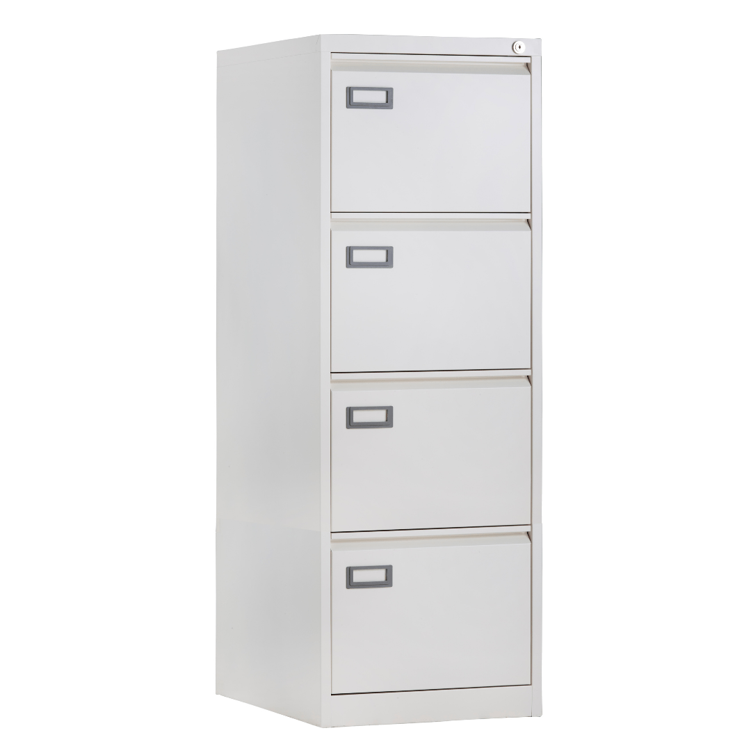 Dossierladekast 4 lades wit