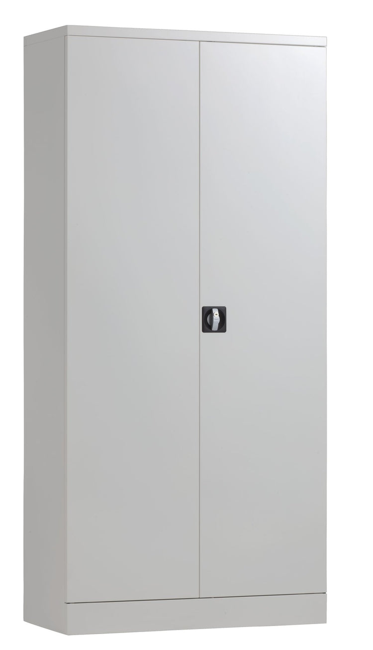 Draaideurkast BDM 195x120 lichtgrijs voor georganiseerd opbergen kantoor