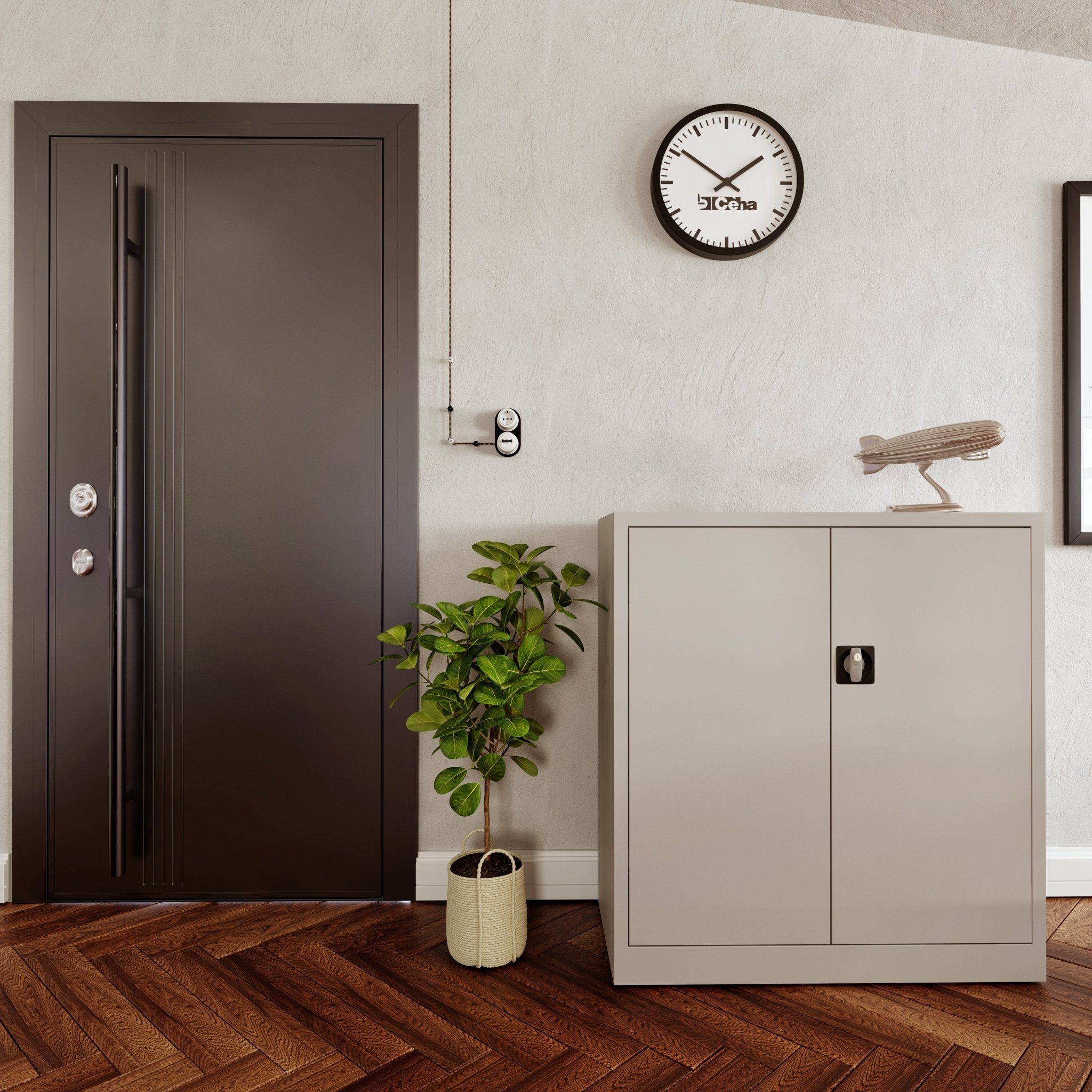 Draaideurkast CH 100 met verstelbare legborden