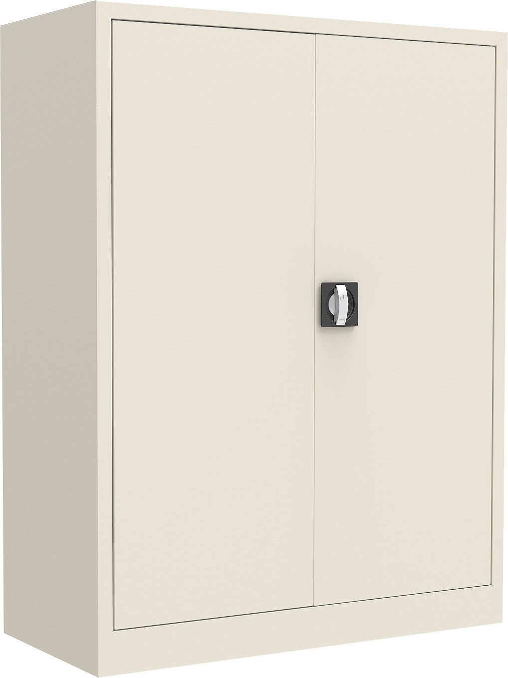 Witte stalen draaideurkast met krasvaste poedercoating