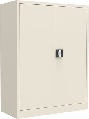 Witte stalen draaideurkast met krasvaste poedercoating