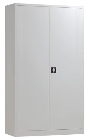 Lichtgrijze draaideurkast met verstelbare legborden van Ceha Europe