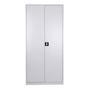 Opbergkast CH RAL 9006 met verzonken greep en slot