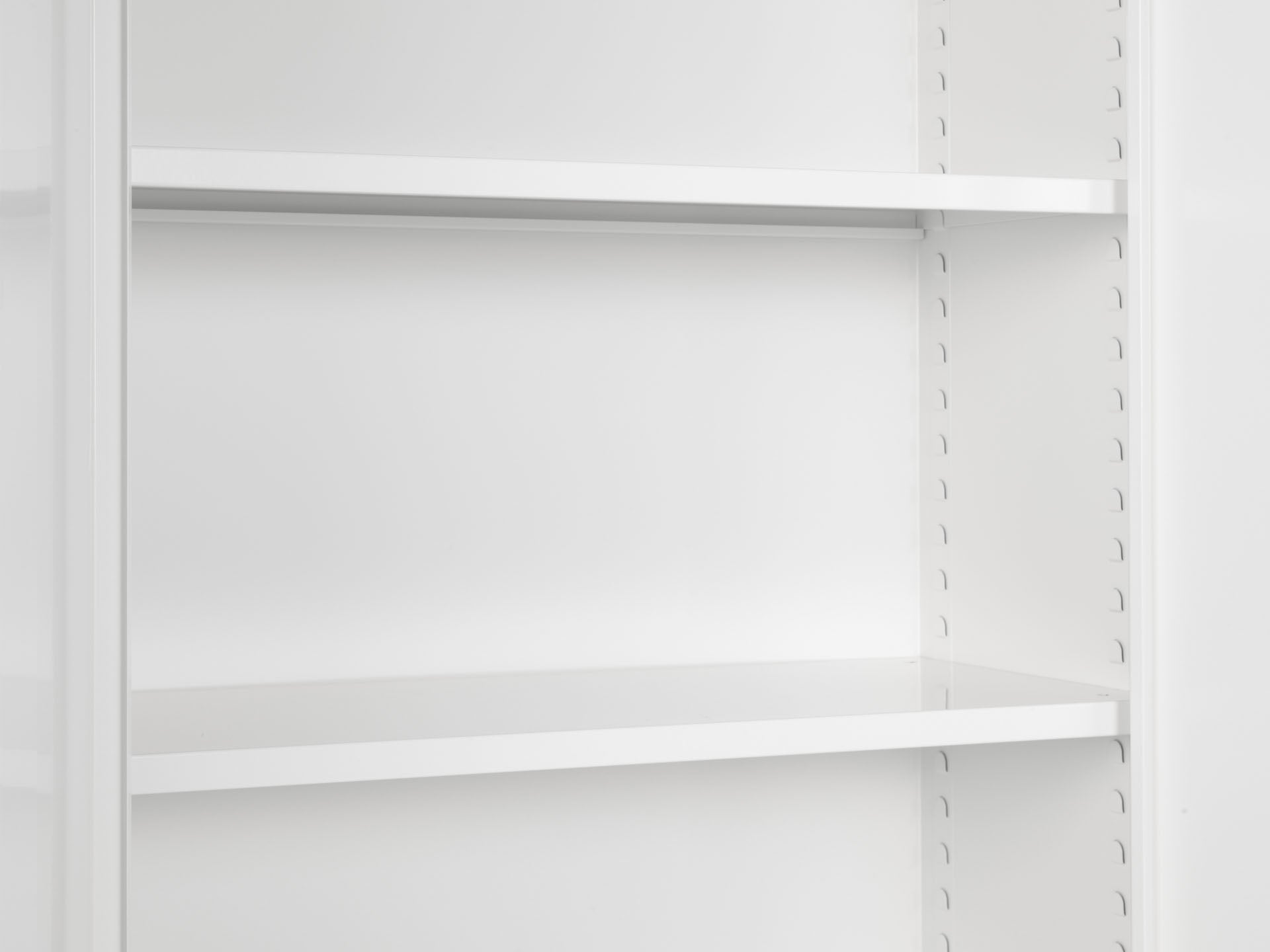 Stalen draaideurkast met verstelbare legborden