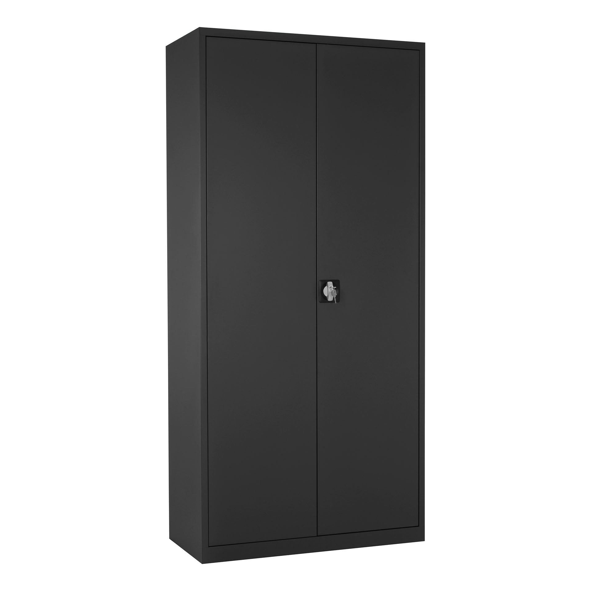 Draaideurkast CH antracietgrijs met stalen legborden