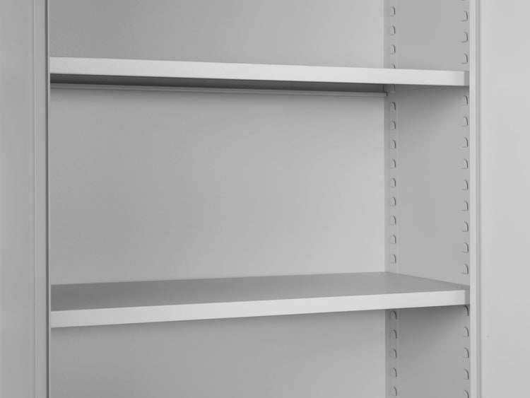 Binnenkant van draaideurkast CH 195 cm lichtgrijs RAL 7035