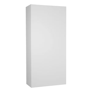 Achterkant lichtgrijze draaideurkast CH met strakke afwerking