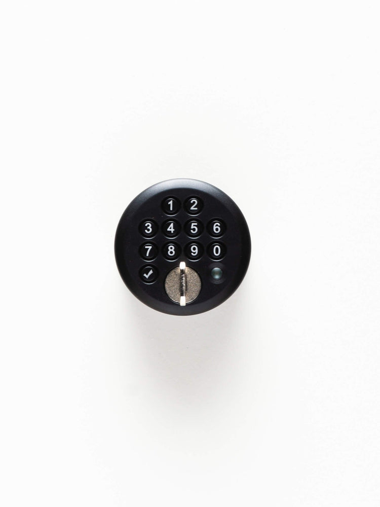 Zwart pincodeslot voor wisselend gebruik