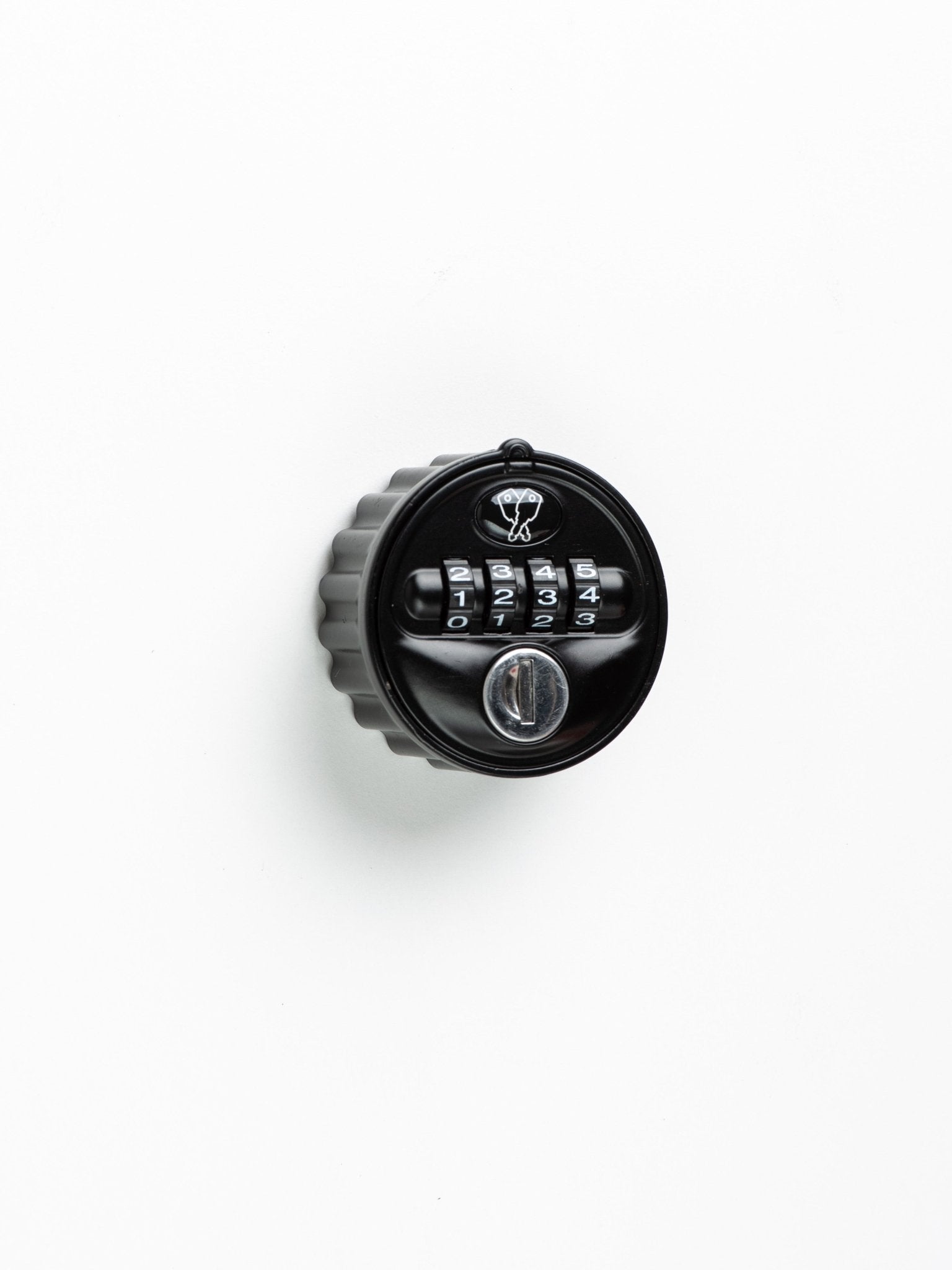 Modern zwart cijferslot
