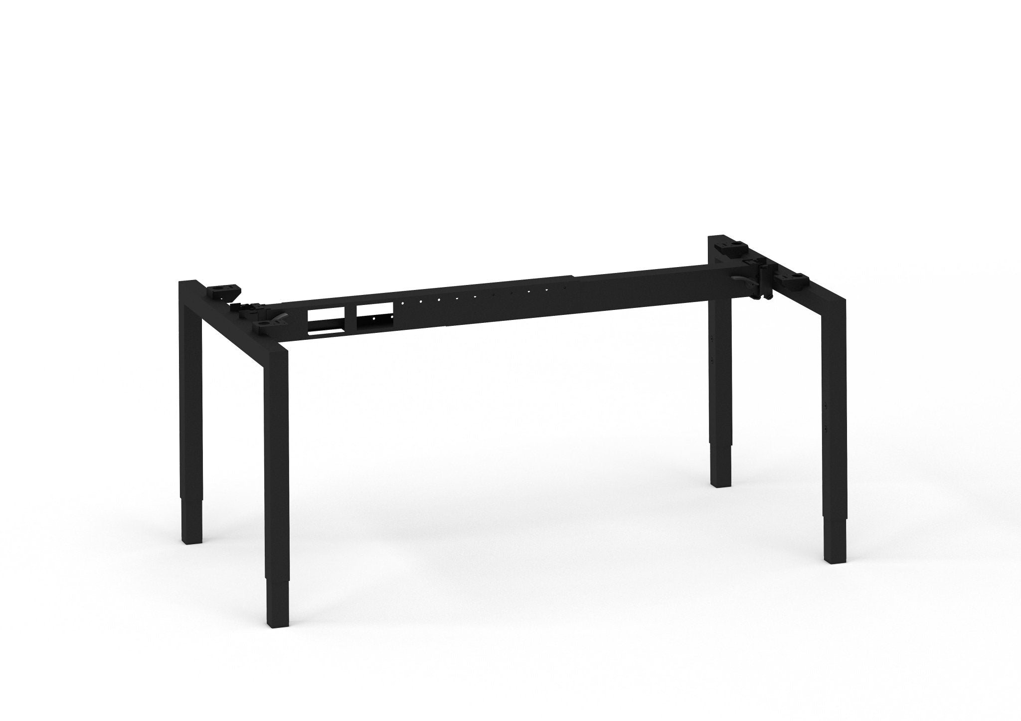 Easy 4 bureauframe zwart 90 cm hoog voor bureaubladen