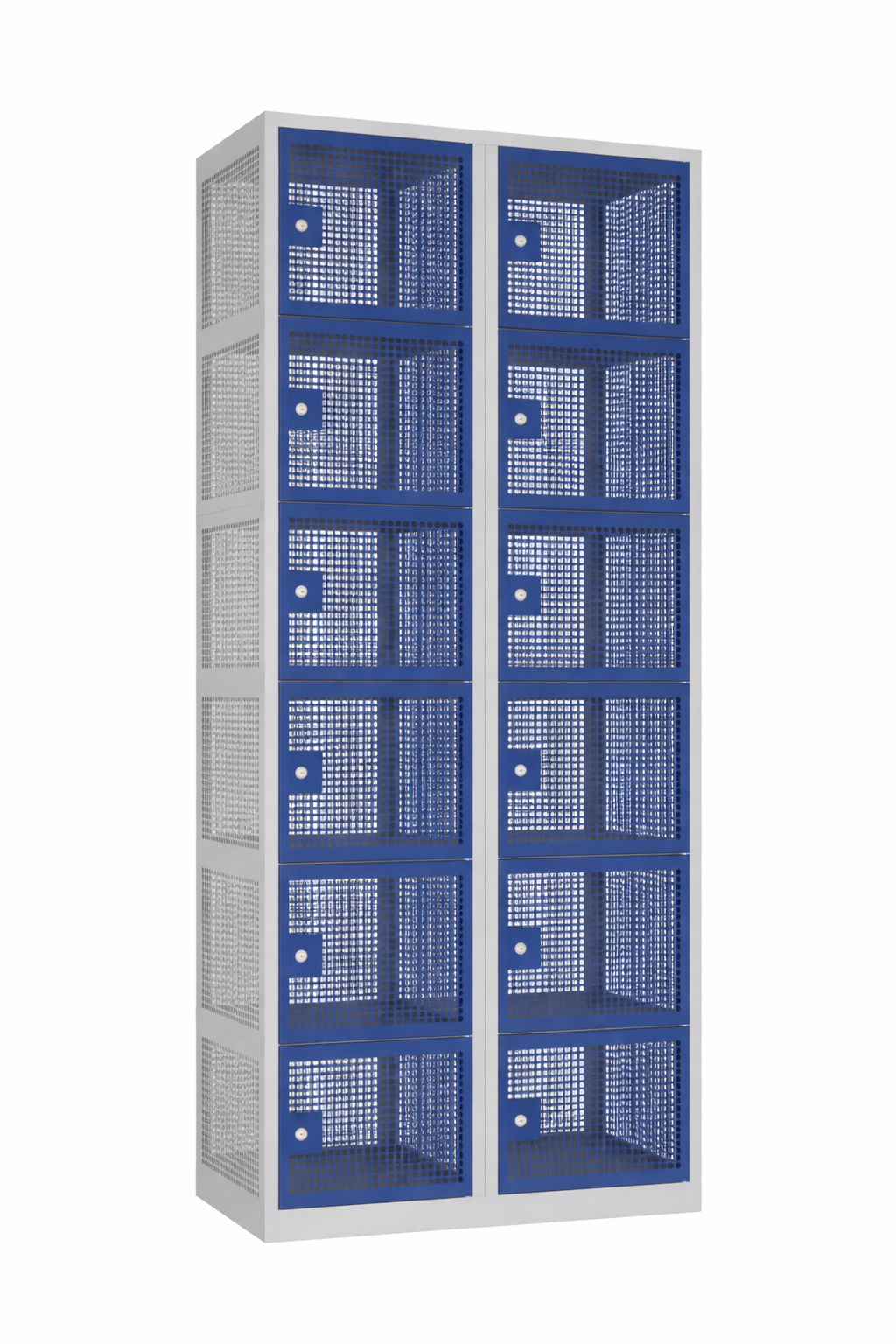 Gaas garderobekast grijs blauw