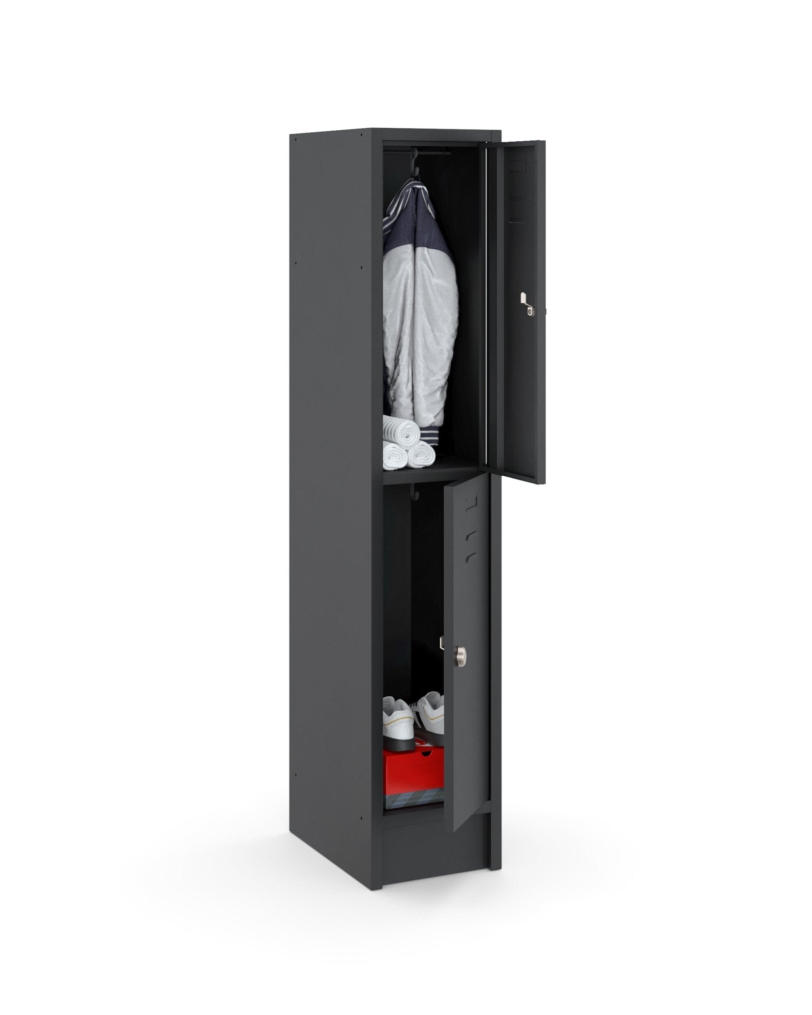 Garderobekast CHB Basic 180-1.2 met twee compartimenten