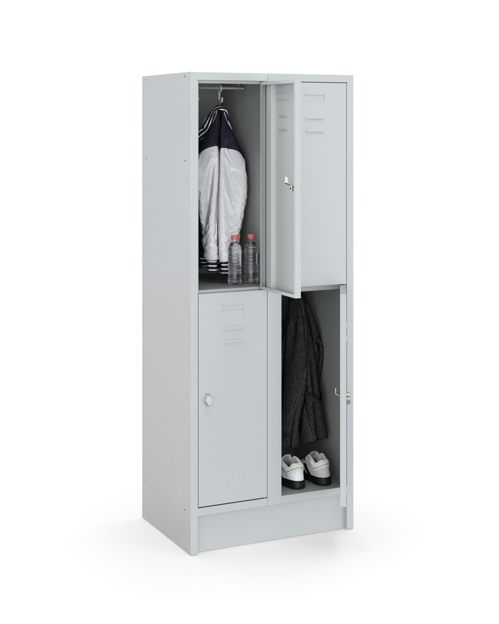 Compacte locker CHB Basic 180-2.4 afsluitbaar met vier compartimenten