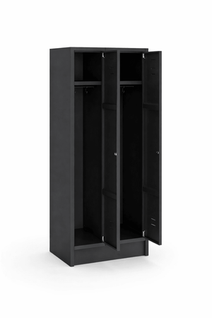 Garderobekast indeling zwart DH