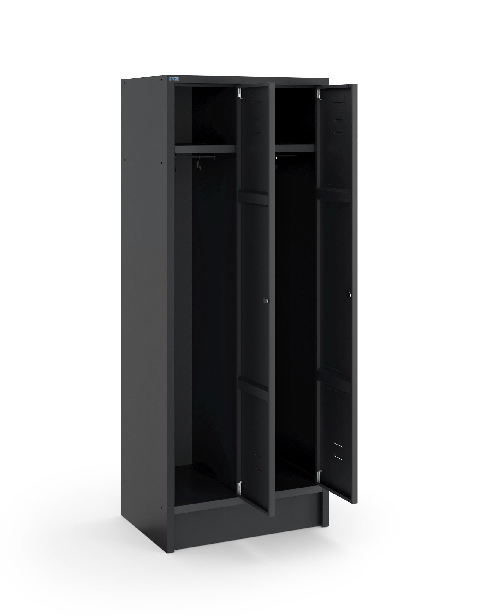 Zwarte DH garderobekast van Ceha Europe