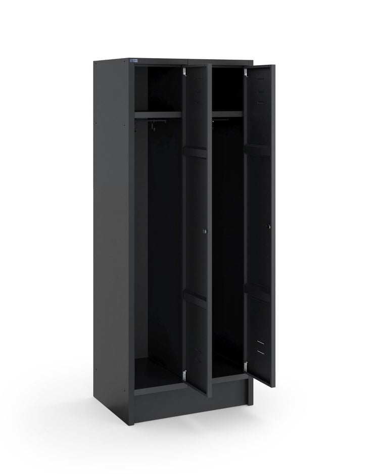 Zwarte DH garderobekast van Ceha Europe