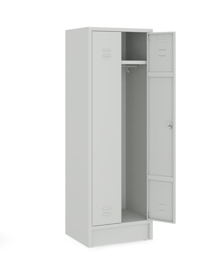 Garderobekast HRT grijs met kledingroede