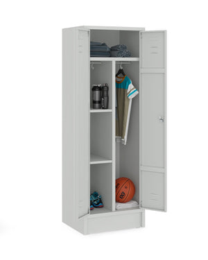 Garderobekast HRT 180x60 met legborden en kledingstang