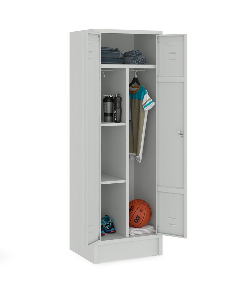 Garderobekast HRT 180x60 met legborden en kledingstang