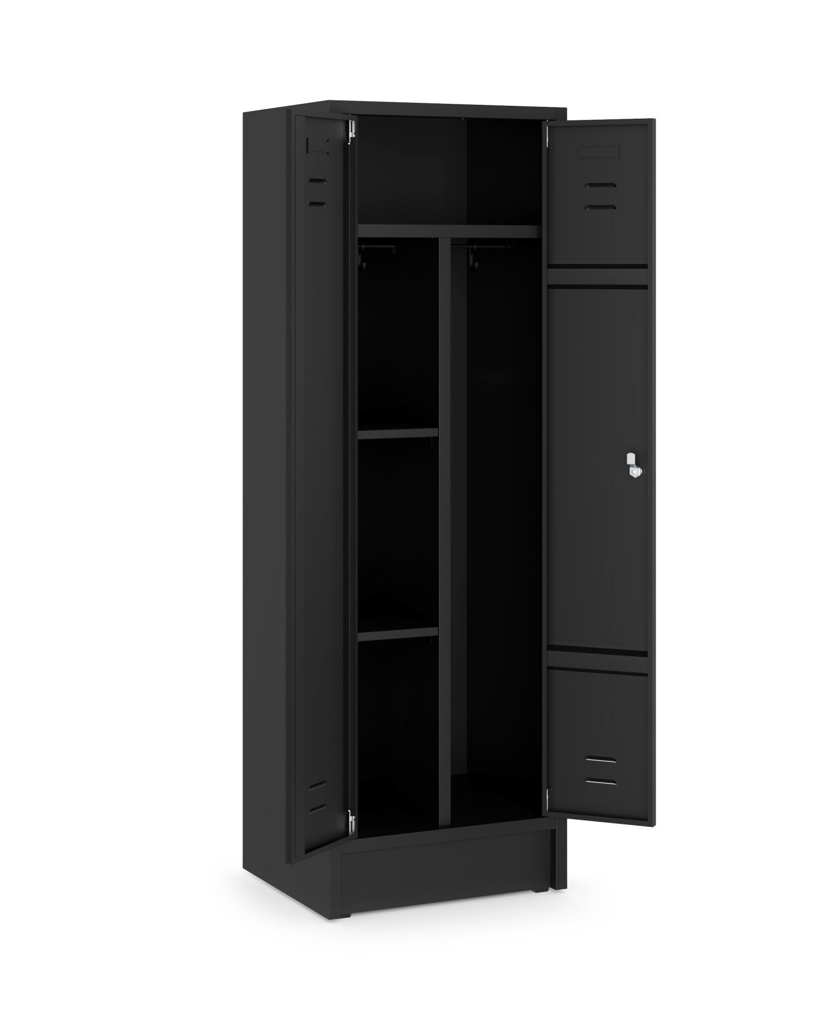 Garderobekast HRT 180x60-2.2 met valgrendelslot in RAL9005