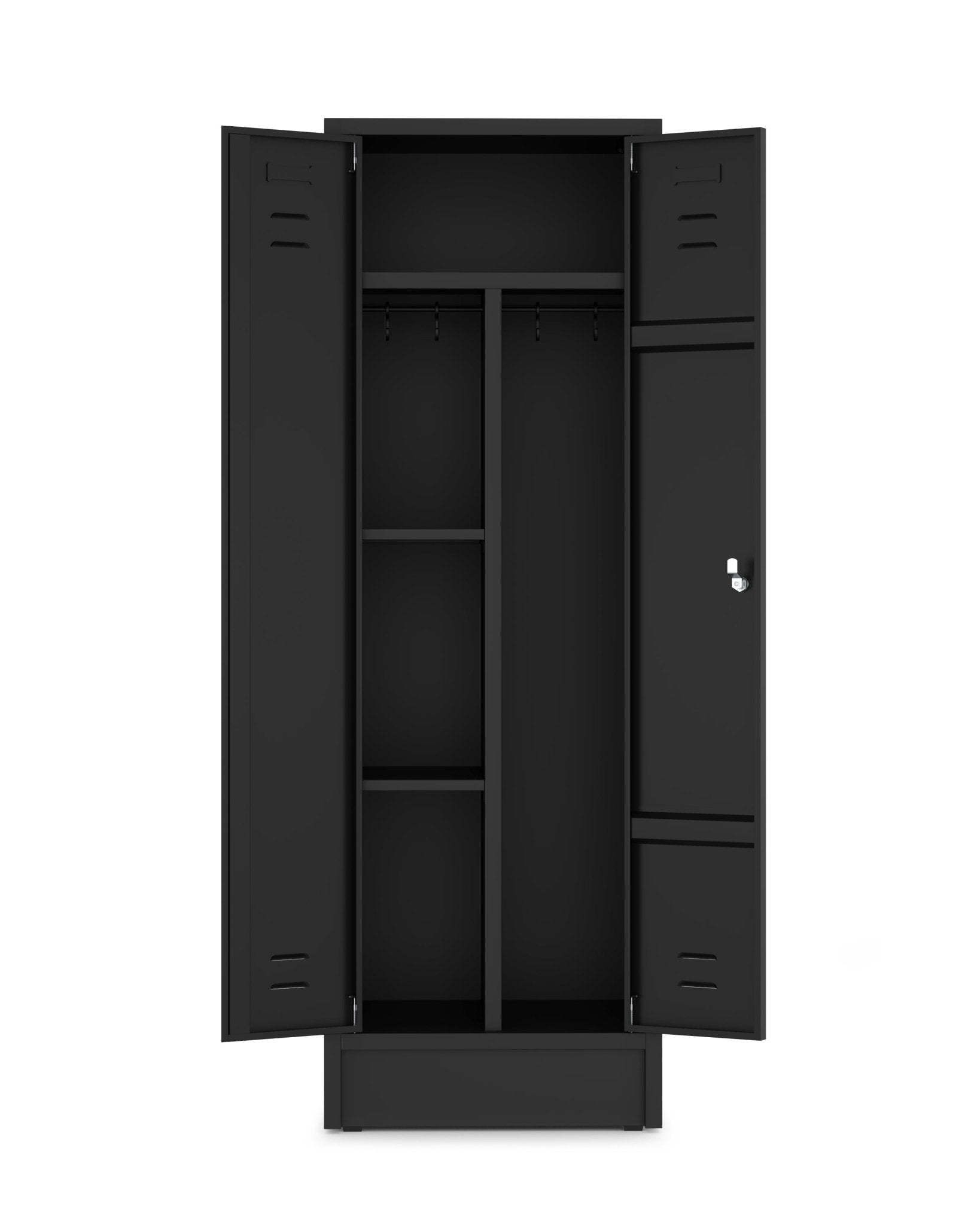 Garderobekast HRT 180x60-2.2 met valgrendelslot in RAL9005