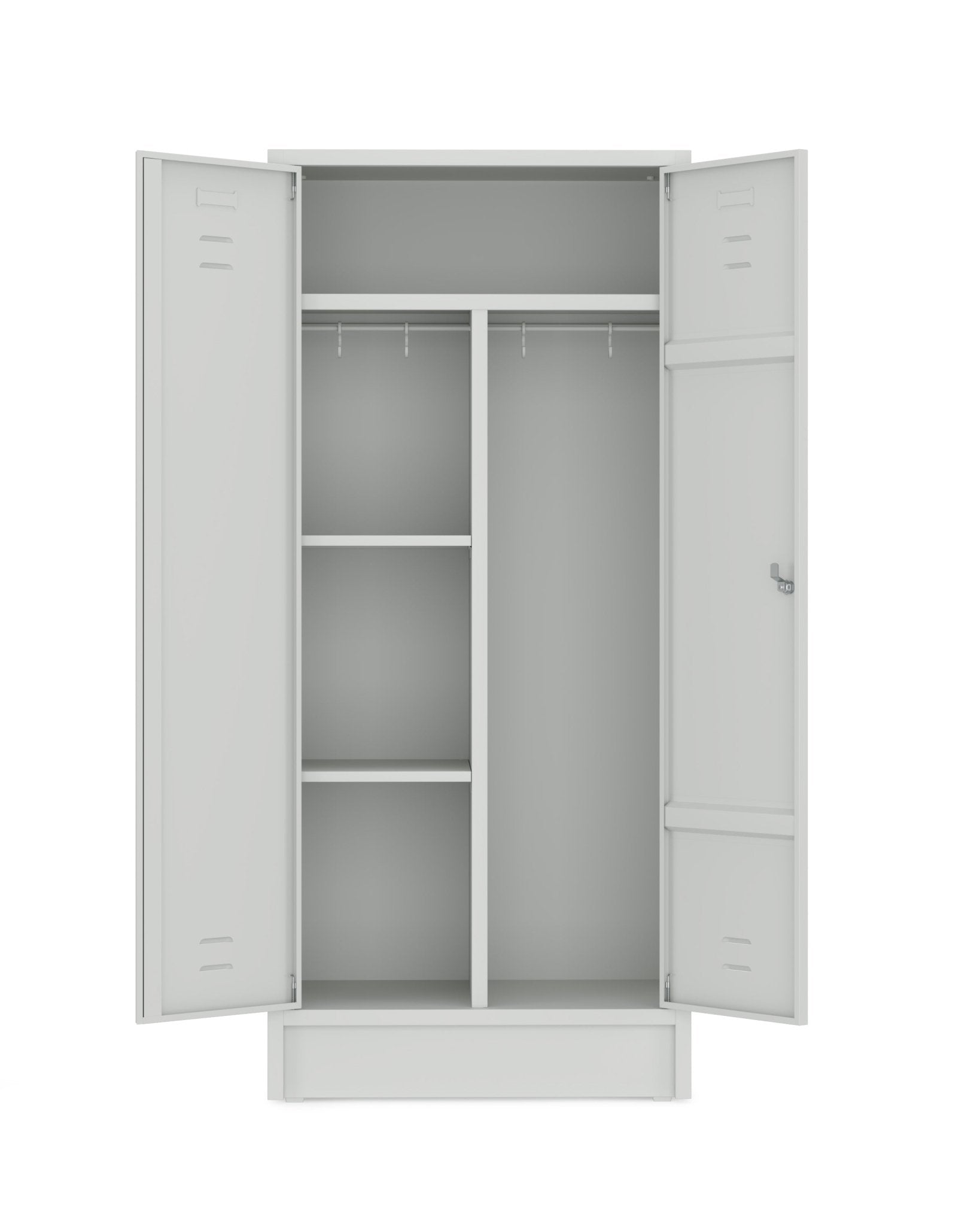 HRT Garderobekast RAL7035 met 2 deuren 180x80 cm