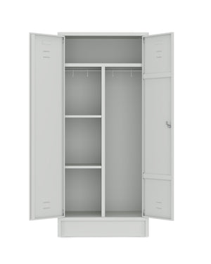 HRT Garderobekast RAL7035 met 2 deuren 180x80 cm