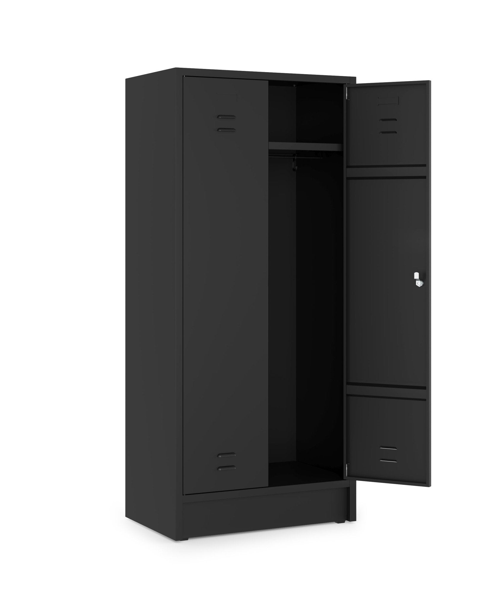 Zwarte HRT garderobekast