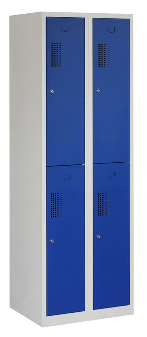 Garderobekast NH valgrendelslot grijs blauw