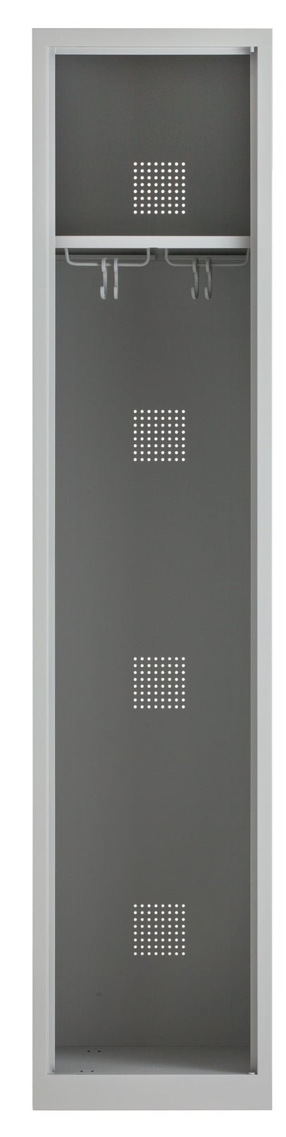 Indeling garderobekast grijs