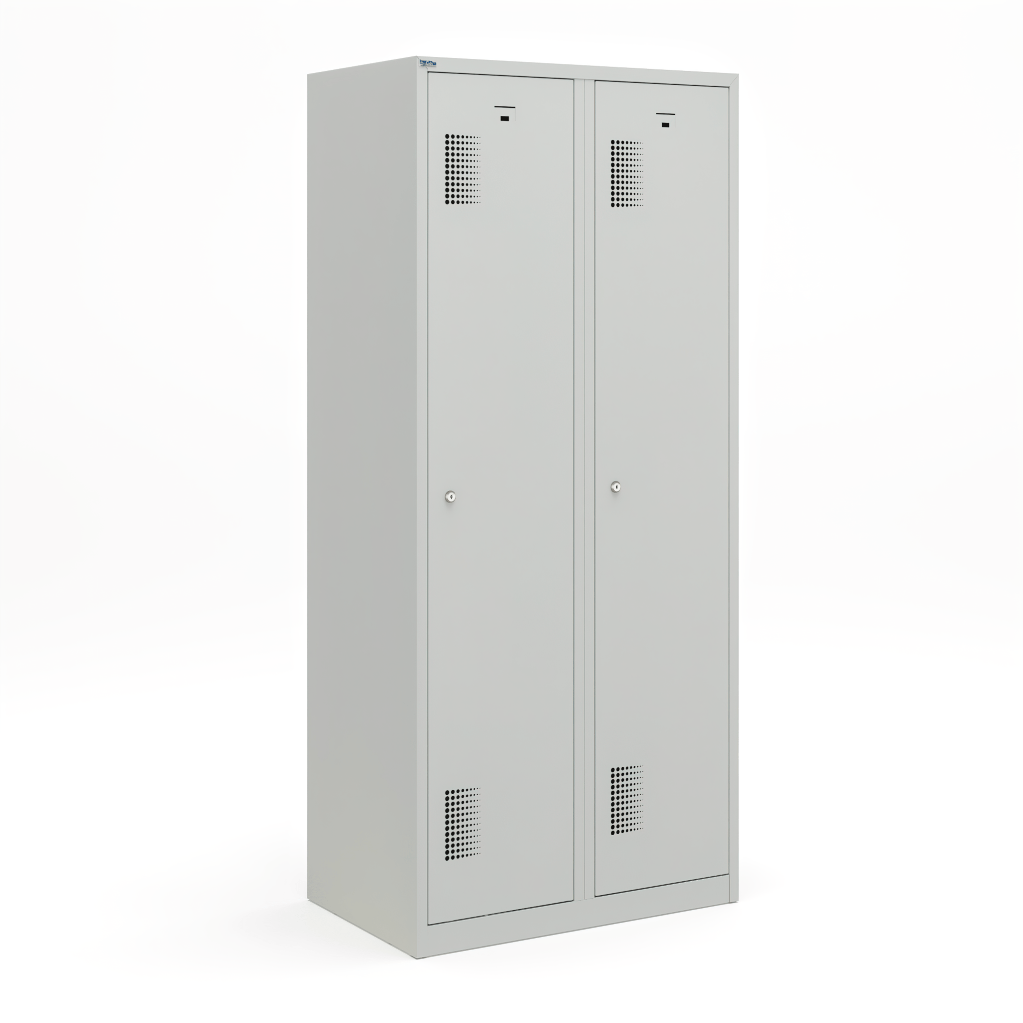 Garderobekast NHTD 180-2.2 in RAL7035 met valgrendelslot