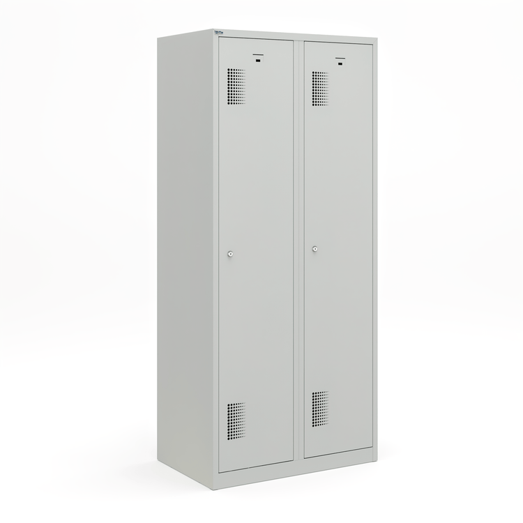 Garderobekast NHTD 180-2.2 in RAL7035 met valgrendelslot