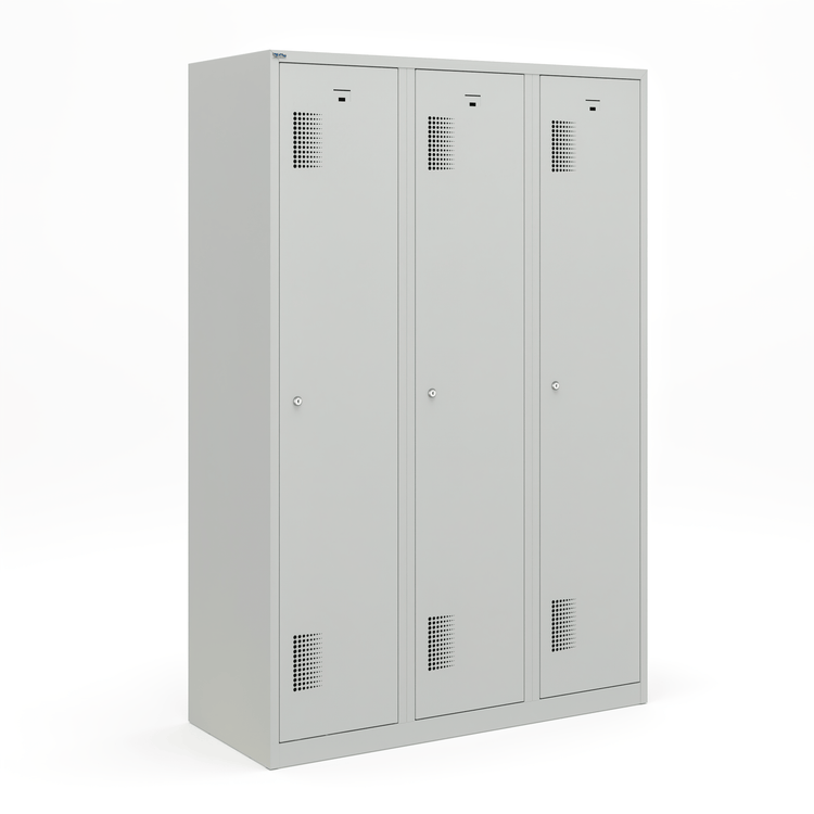 Garderobekast NHTD 180-3.3 valgrendelslot RAL7035