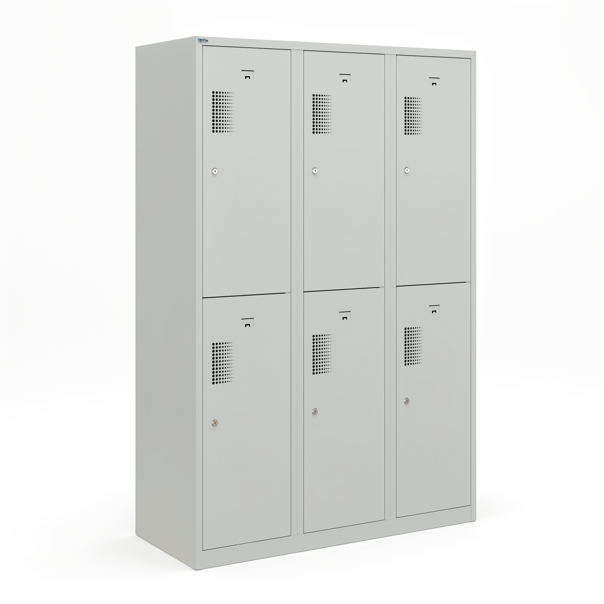 Garderobekast NHTD 180-3.6 met cilinderslot RAL7035