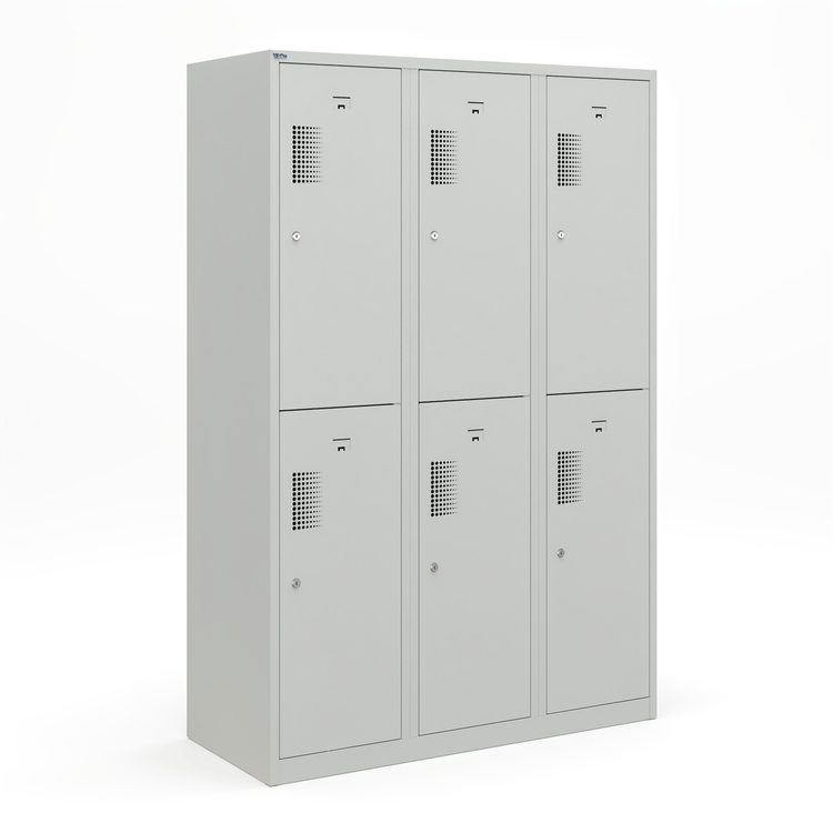 Garderobekast NHTD 180-3.6 met cilinderslot RAL7035