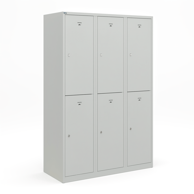 Garderobekast PHTD 180-3.6 valgrendelslot RAL7035 van Ceha Europe