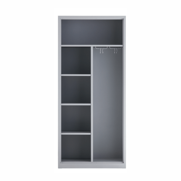 Indeling RH garderobekast legborden en roede