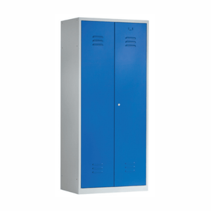 Garderobekast RHT 180-2.2 breed hang-hang cilinder RAL7035/5010